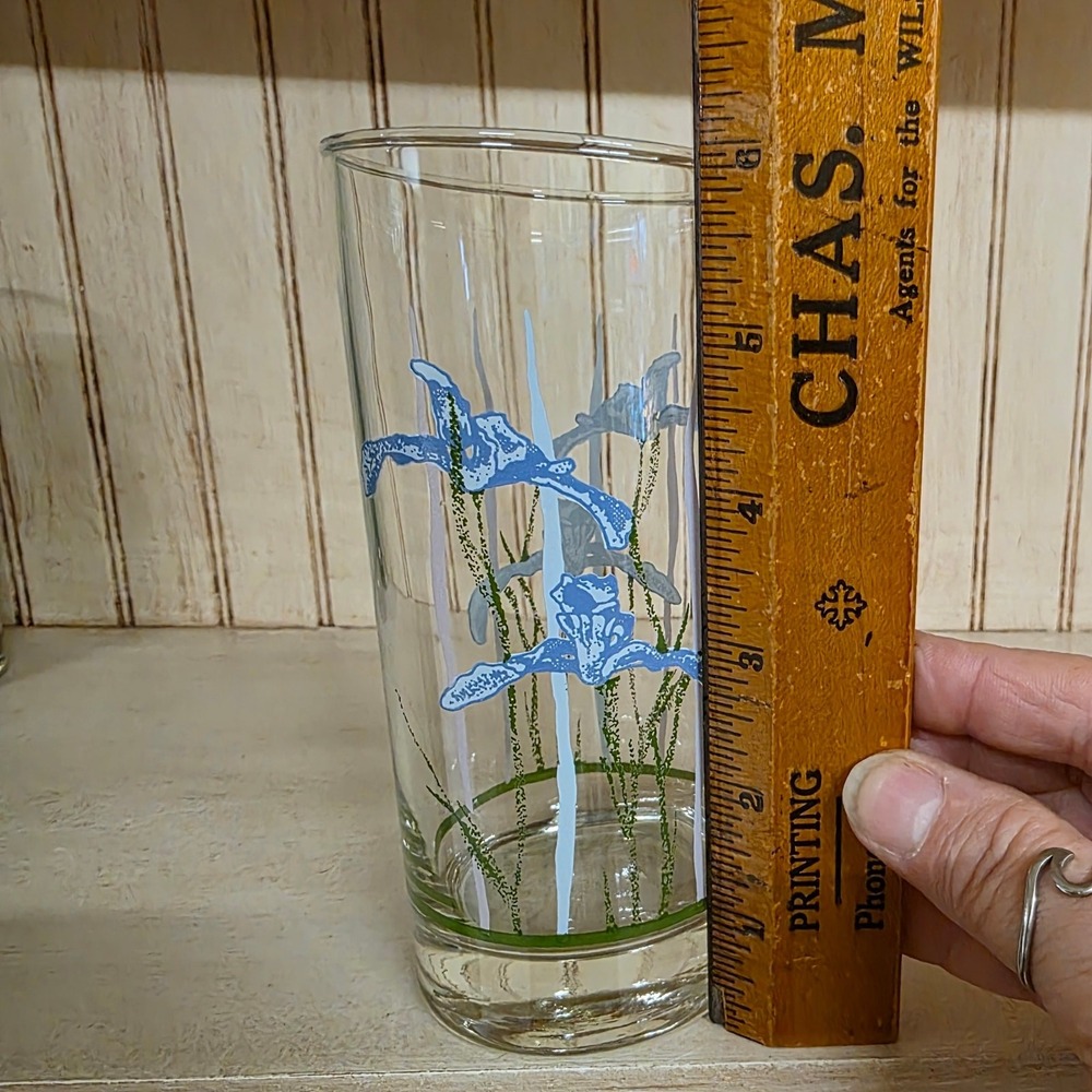 Corelle Shadow Iris Glass Tumblers 14oz Set of 4 Drinking Glasses Replacement - Picture 3 of 3